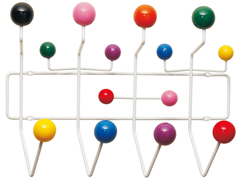 Wieszak ścienny Hook kolorowy kulki inspirowany hang it all outlet