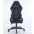 Fotel gamingowy Solo Pro czarno niebieski regulowany obrotowy