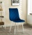 Krzesło Adel granatowe nogi chrom