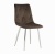 Krzesło Tom brązowe nogi chrom