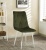 Krzesło Tom zielone nogi chrom