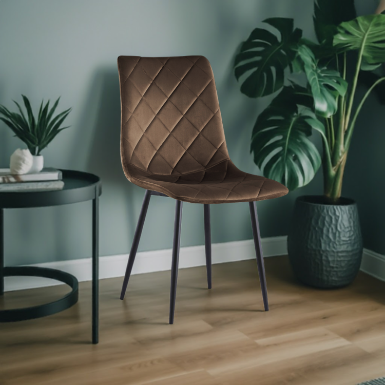 Krzesło  Adel brązowe