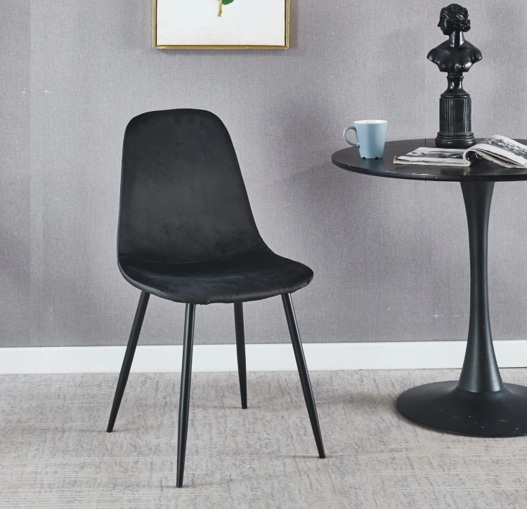 Krzesło Fox  czarne nogi czarne