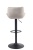 Hoker regulowany Ivon beżowy welur, regulowany, obrotowy