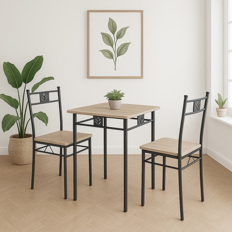 Zestaw do jadalni Adam 2 stół kwadratowy 60x60 cm + 2 krzesła