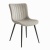 Krzesło tapicerowane do salonu Megan beżowe welur