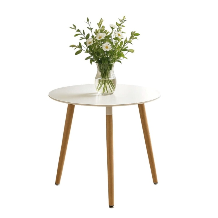 Stół okrągły Nolan II 70 cm nogi bukowe