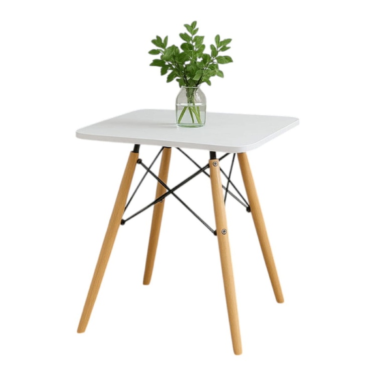 Stół kwadratowy Paris 70x70 cm nogi bukowe