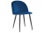 Krzesło tapicerowane Odessa granatowe welur