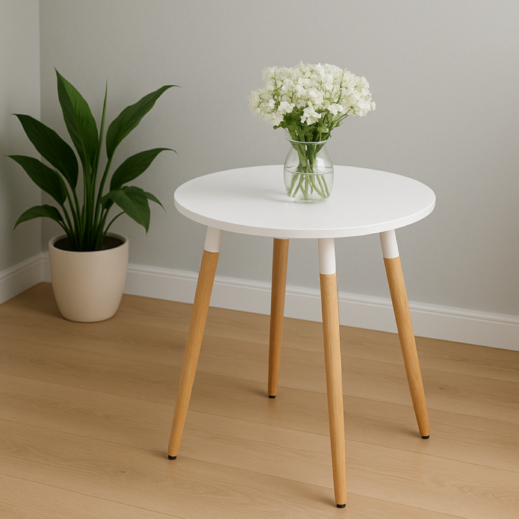 Stół okrągły Nolan 70 cm nogi bukowe