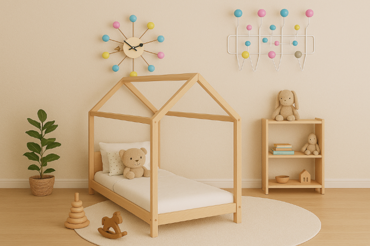 Zegar ścienny pastelowy "Ball clock"