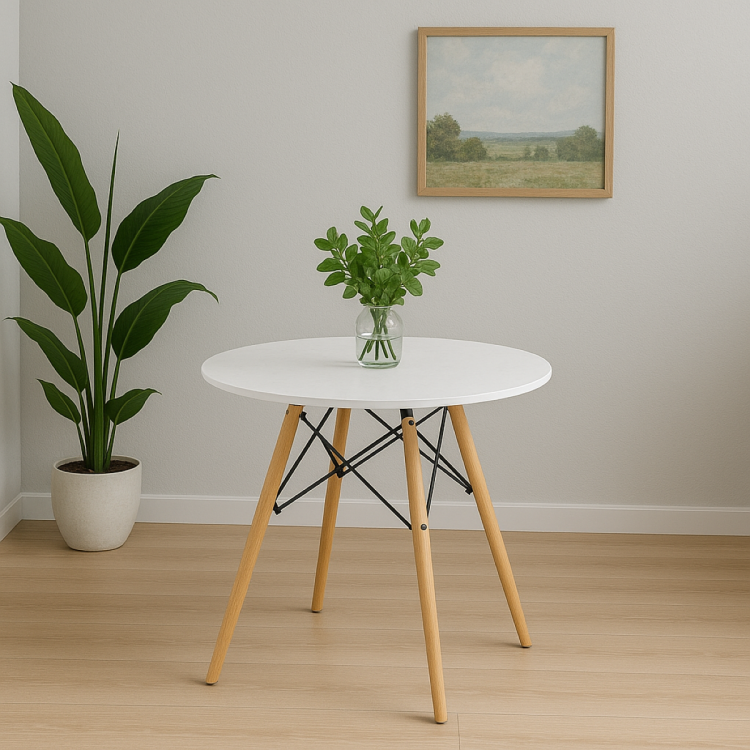 Stół okrągły Paris 70 cm nogi bukowe