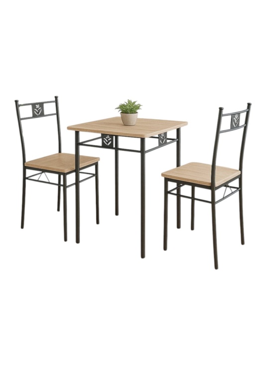 Zestaw do jadalni Adam 2 stół kwadratowy 60x60 cm + 2 krzesła