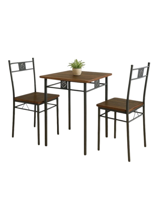 Zestaw do jadalni Adam stół kwadratowy 60x60 cm + 2 krzesła