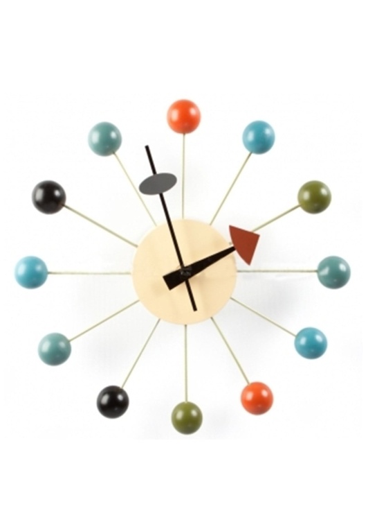 Zegar ścienny kolorowy "Ball clock"