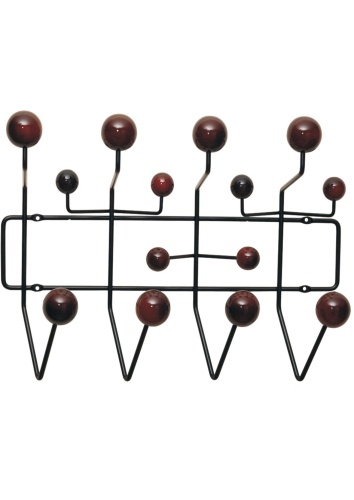 Wieszak ścienny Hook wenge kulki inspirowany hang it all