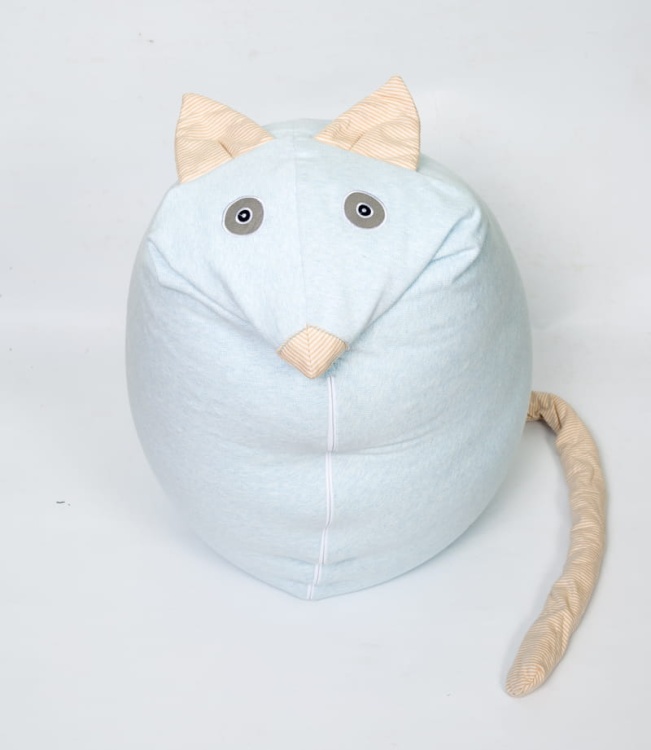 Pufa dla dziecka worek sako w kształcie myszy