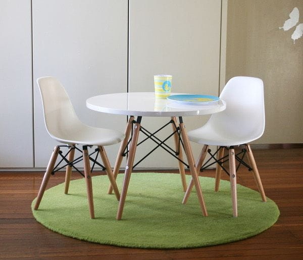 Stolik kawowy Milano okrągły szary outlet