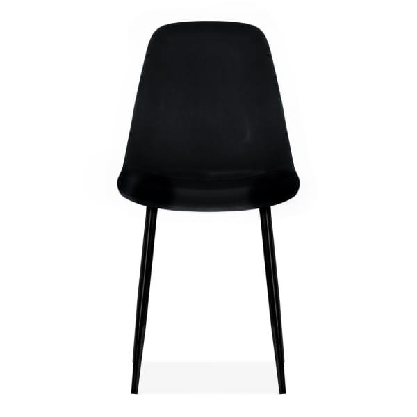 Krzesło Fox  czarne nogi czarne