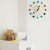 Zegar ścienny kolorowy "Ball clock"